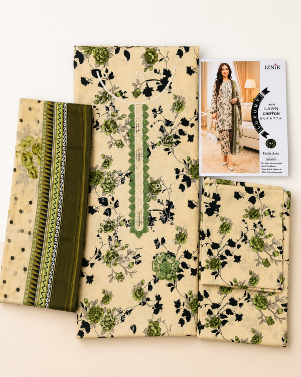 Premium Lawn 3-Piece Suit