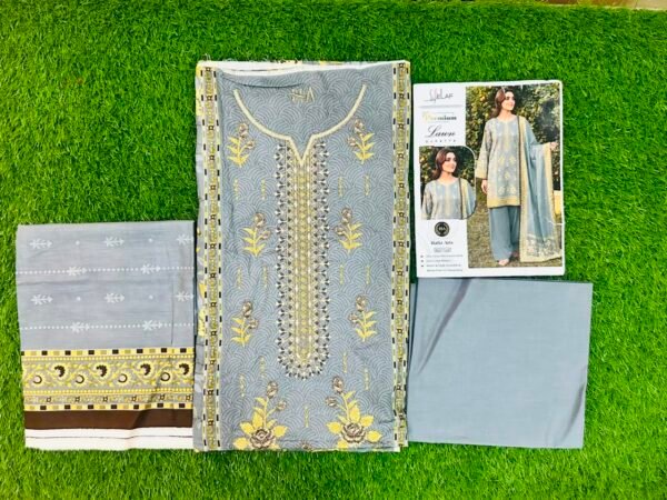Unstitched Lawn 3-Piece suit